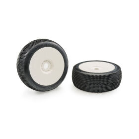 Matrix Nebula Soft 1:8 Buggy Tires Pre-glued (White...