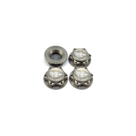RC-Project Serrated Radmutter grau 17 mm (4 Stück) /...