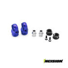 Incision 2S8E Machined Shock Cap Blue / IRC00516