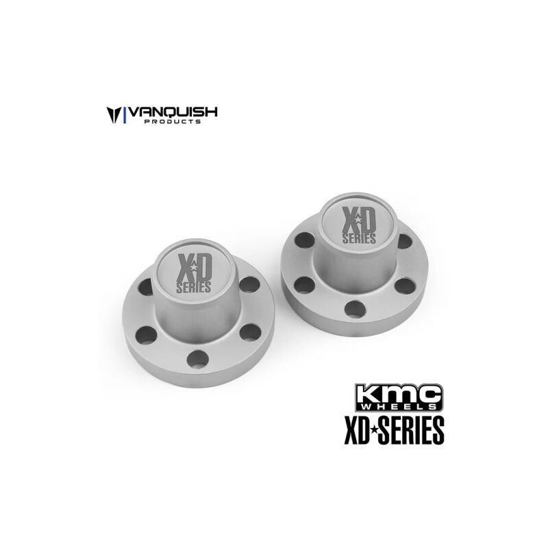 Vanquish Center Hubs XD Series Clear Anodized (2pcs) / VPS07721