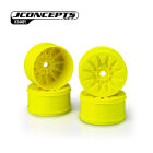 JConcepts Pioneer - 1:8th truck wheel, 4.0" - yellow, 4pc / JCO3448Y