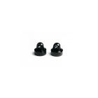 Koswork Alum Shock Cap for 12mm Shock Black (2) for Koswork & Tamiya / KOS04803