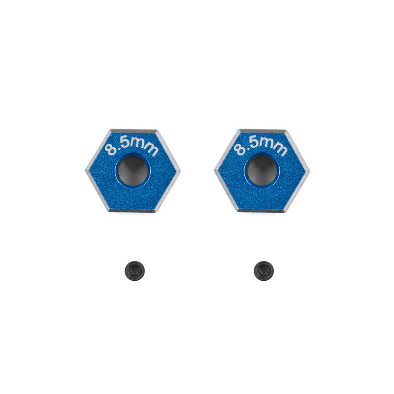 Team Associated DC10 FT Aluminum Wheel Hexes - 8.5mm / AE72258