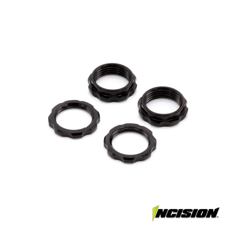 Incision 2S8E Machined Spring Collar Black / IRC00517