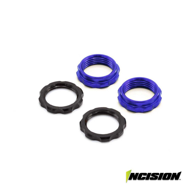 Incision 2S8E Machined Spring Collar Blue / IRC00519