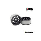 Incision KMC KM237 Riot 1.9 Beadlock Wheels (2) / IRC00530
