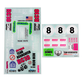 Team Associated RC10 BK Decal Sheet / AE6757