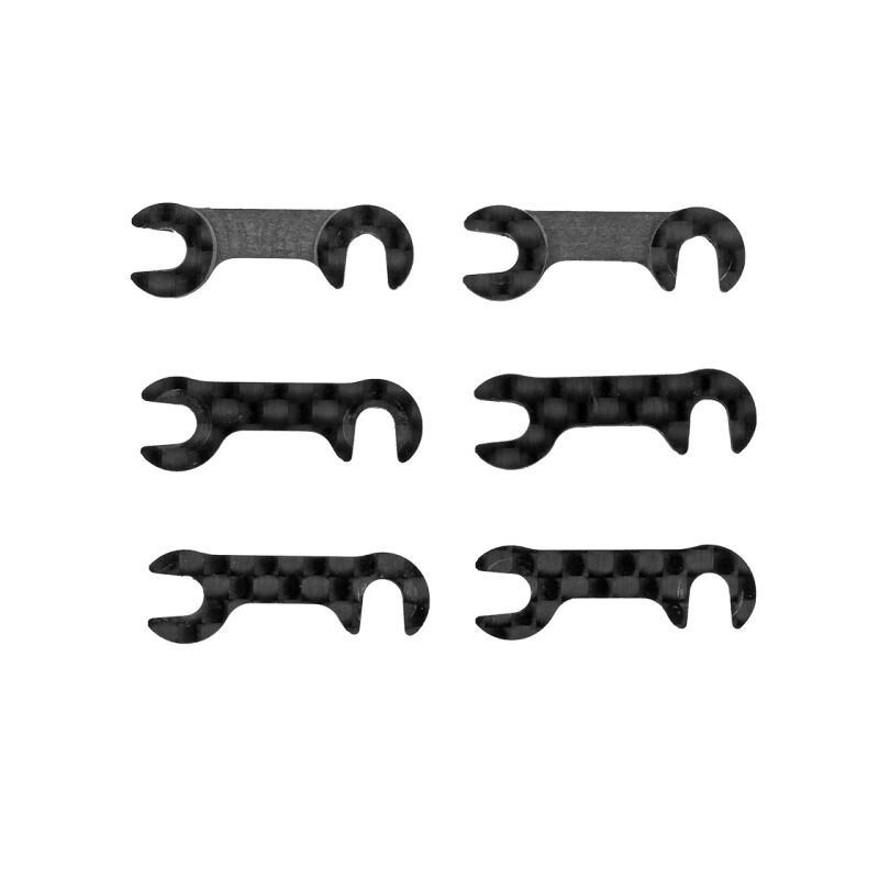 Team Associated RC10TC8 FT Carbon Fiber Roll-Center Spacer Set / AE32093