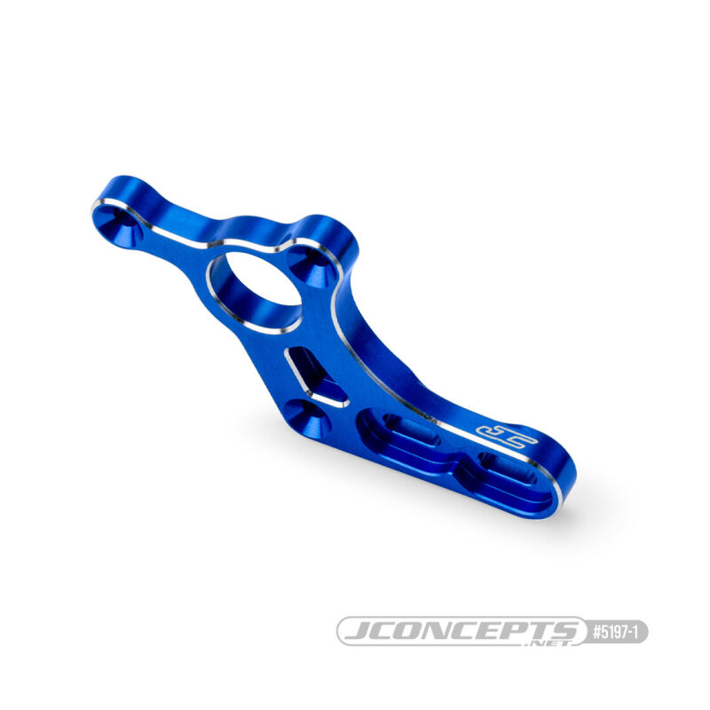 JConcepts RC10B7 aluminum motor plate - blue / JCO5197-1