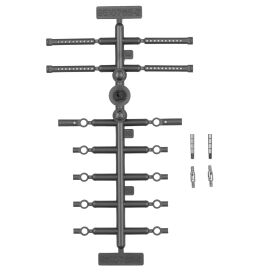 Team Associated RC28R Turnbuckle and Damper Tube Set /...