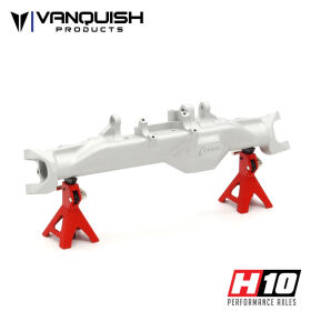 Vanquish H10 Aluminum Front Axle Housing - Clear / VPS08811