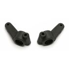 Team Associated RC10 Inline Steering Blocks & Rear Hub Carriers 0 Deg, Black / AE7365