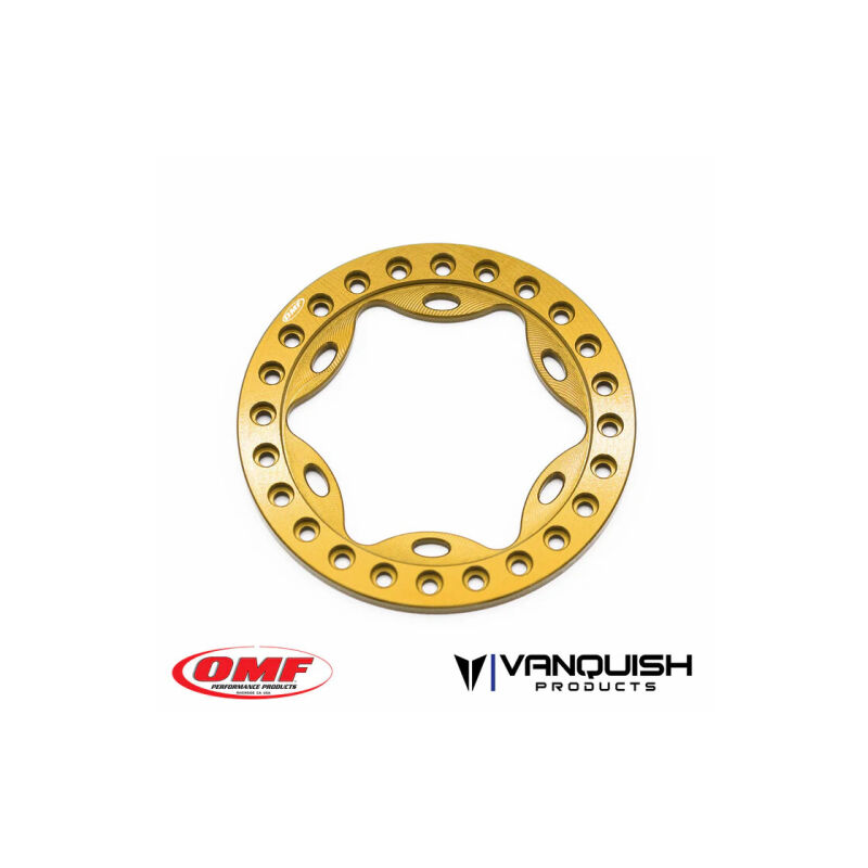 Vanquish OMF 1.9 Scallop Beadlock Gold Anodized / VPS05129
