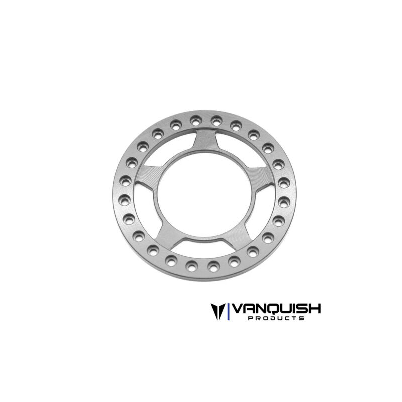 Vanquish 1.9 Spyder Beadlock Grey Anodized / VPS05143