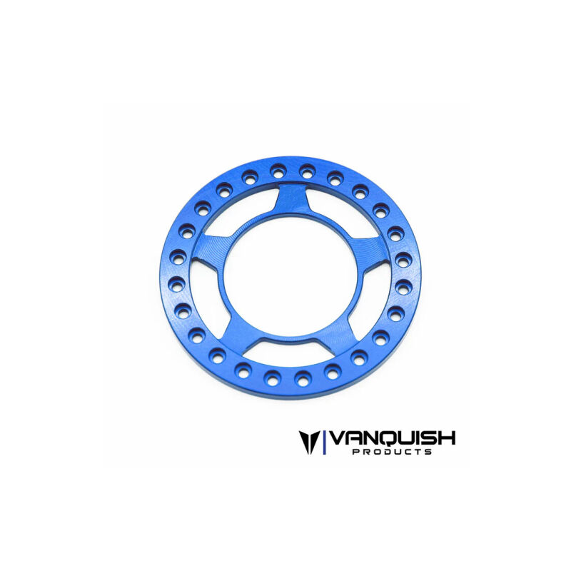 Vanquish 1.9 Spyder Beadlock Blue Anodized / VPS05144