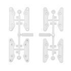 Team Associated 6x6 Arm Mounts, +3mm, Natural / AE31947