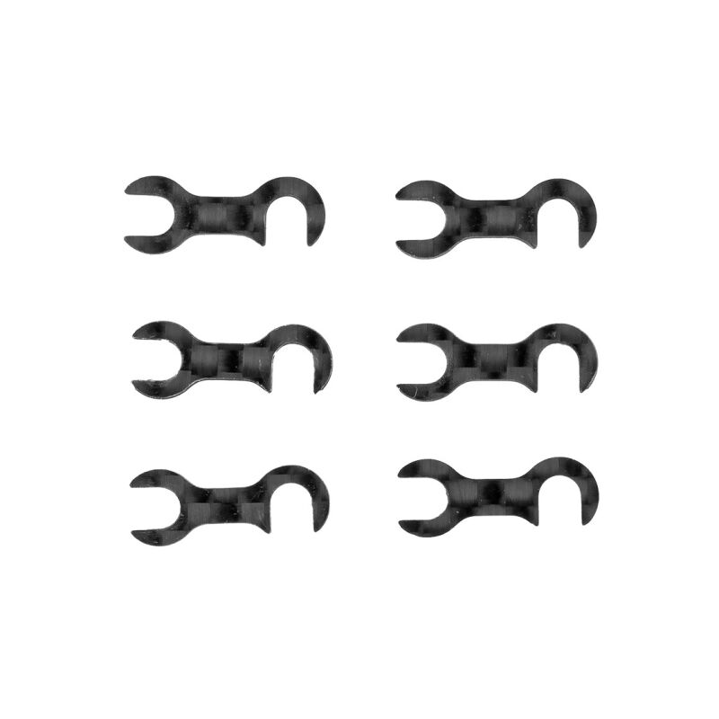 Team Associated RC10TC8 FT Carbon Fiber Steering Block Mount Shims / AE32094