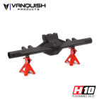 Vanquish H10 Aluminum Rear Axle Housing - Black / VPS08816