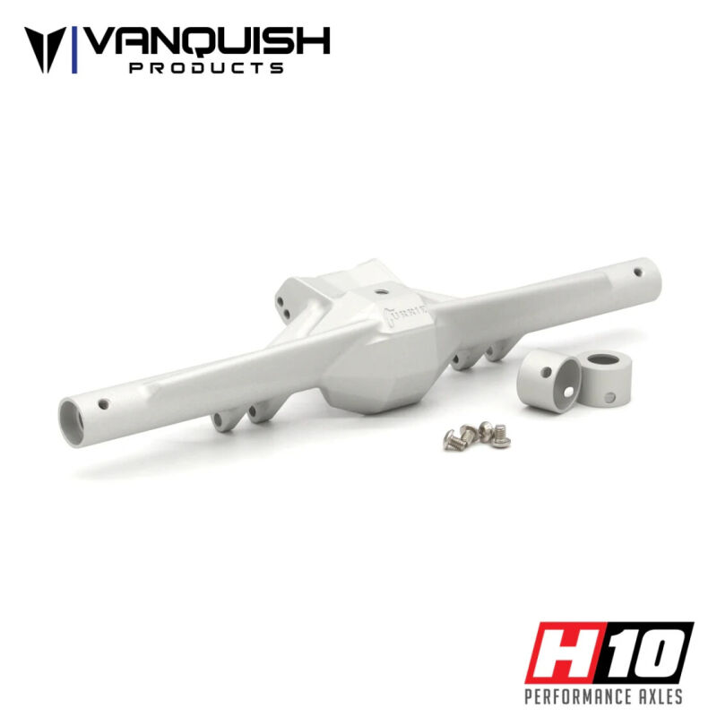 Vanquish H10 Aluminum Rear Axle Housing - Clear / VPS08817