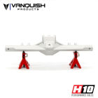 Vanquish H10 Aluminum Rear Axle Housing - Clear / VPS08817