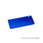 JConcepts RC10B7 aluminum electronics plate (12.3g) - blue / JCO5193-1