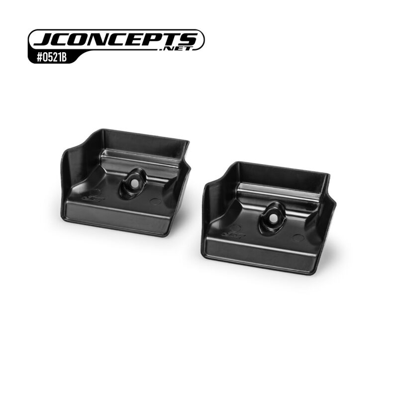 JConcepts Team Associated RC8B4.1 | RC8B4.1e injection molded front wing, black - 2pc / JCO0521B