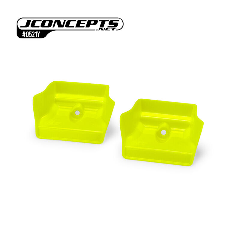 JConcepts Team Associated RC8B4.1 | RC8B4.1e injection molded front wing, yellow - 2pc / JCO0521Y