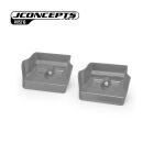 JConcepts Team Associated RC8B4.1 | RC8B4.1e injection molded front wing, gray - 2pc / JCO0521G