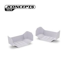 JConcepts 1:8th truggy injection molded front wing, white...
