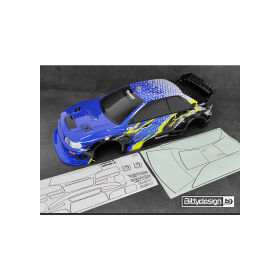 Bittydesign KANJO-S 1/7 Pre-Painted body for ARRMA Infraction/Limitless, Pre-Cut, 1.5mm / BDAR7-KJS-PP
