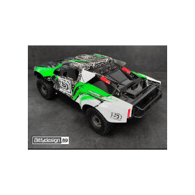 Bittydesign FALCON-X 1/7 Pre-Painted Green body for ARRMA...