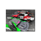 Bittydesign FALCON-X 1/7 Pre-Painted Green body for TRAXXAS UDR, Pre-cut, 1.5mm / BDTRX7-FLCX-PPG