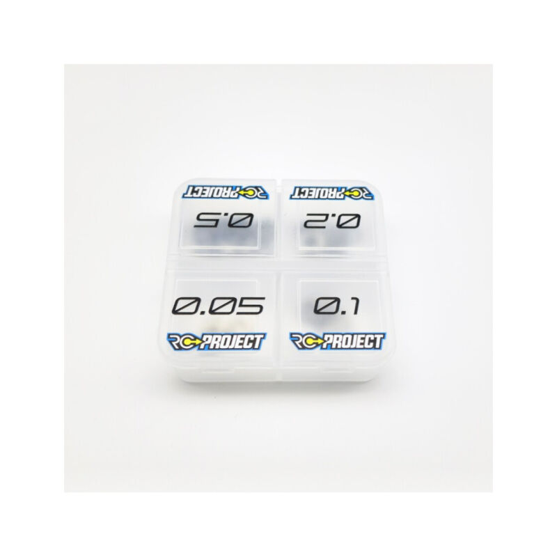 RC-Project Clutch Bell Shim Kit (0.05,0.1,0.2,0.5mm each 20pcs.) / RCPJ-A032