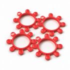 RC-Project Tire Gluing Rubber Bands Maranello Red (4) / RCPJ-A024-MR
