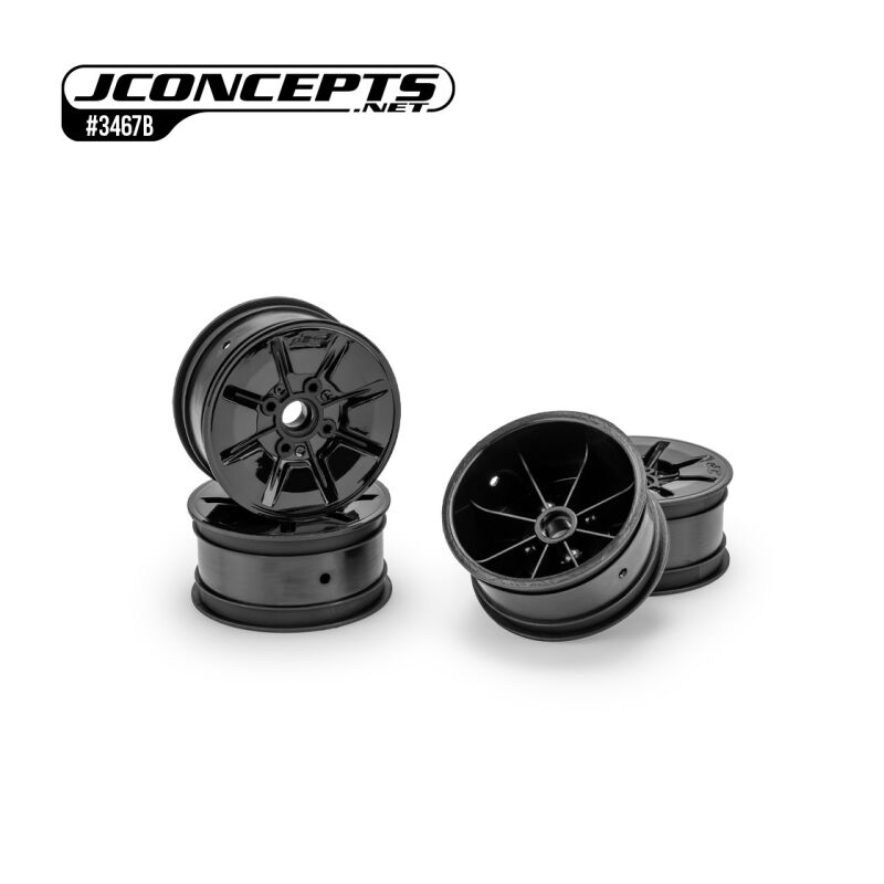 JConcepts Pioneer - RC10T 2.2" narrow front wheel, retro pink - 4pc / JCO3467B