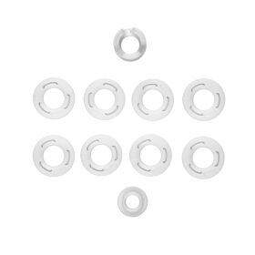 Team Associated RC28R FT Sidewall Flange Set, White /...