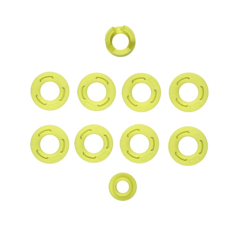 Team Associated RC28R FT Sidewall Flange Set, Yellow / AE21658