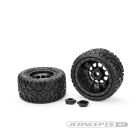 JConcepts G-Locs - X-Maxx, XRT tire, Platinum compound - pre-mounted on #3425B JConcepts wheels / JCO4015-3994