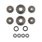 Team Associated RC10B84 FT HTC Metal Differential Rebuild Set / AE92559