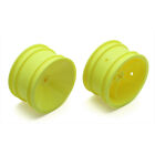Team Associated RC10 2.2 in. Rear Wheels, 3/16 in, yellow / AE6805Y