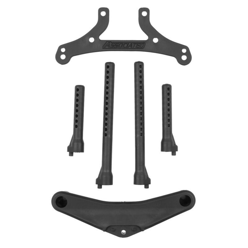 Team Associated RC10TC8 Front Bumper And Body Post Set / AE32066