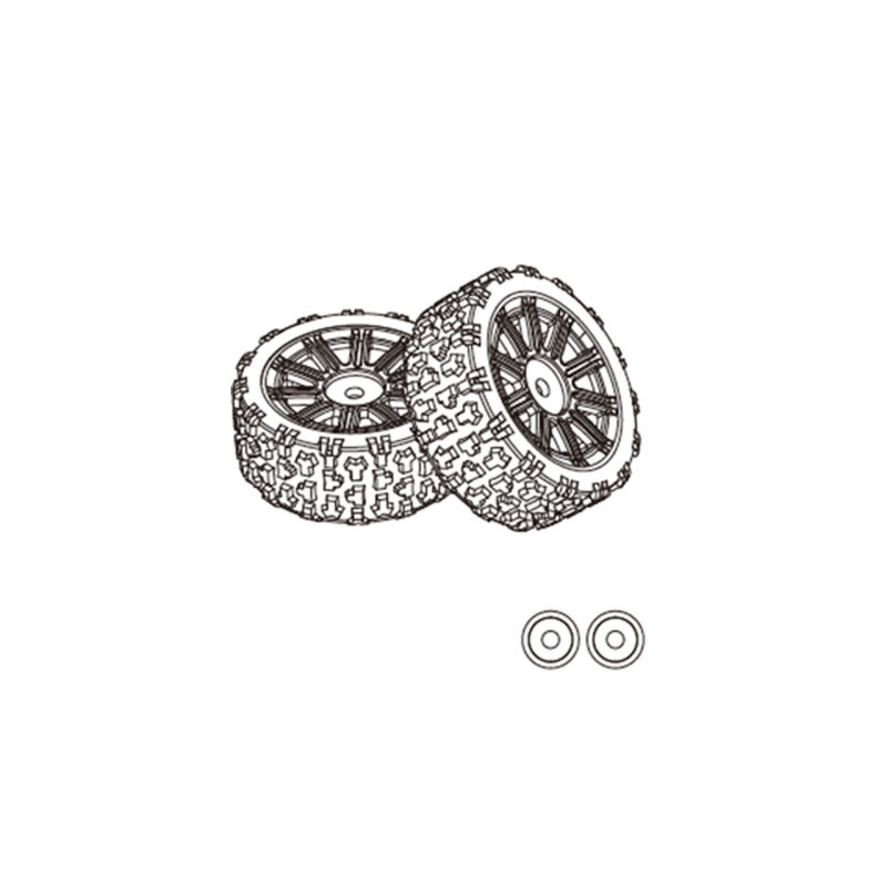 MJX 14302/14303 TPR-Reifen / MX-1415B2