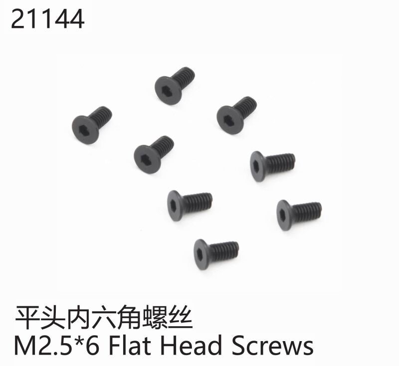 Yikong Flachkopf-Sechskantschraube M2,5*6 / YK21144