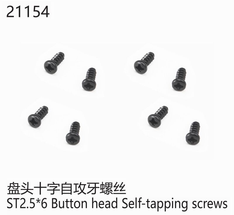 Yikong Button Head Taping Screw ST2.5*6 / YK21154