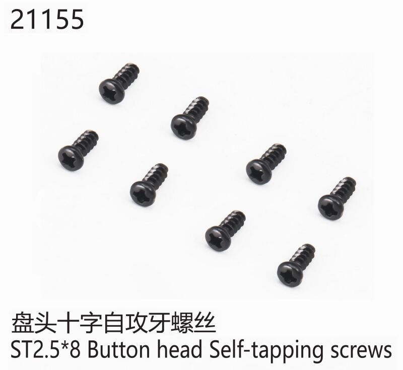 Yikong Button Head Taping Screw ST2.5*8 / YK21155