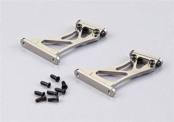 Killerbody Aluminium Flügelhalter CNC grau Hohe Version 1/7 / KB48115HGY