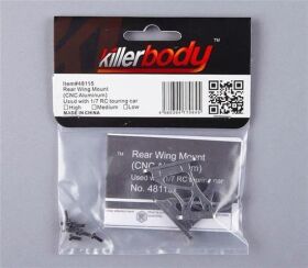 Killerbody Aluminium Flügelhalter CNC grau Hohe...