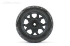 JETKO EX Tyre King Cobra Belted XMT Black Wheel TRX Xmaxx Kraton (2) / JK5802CB