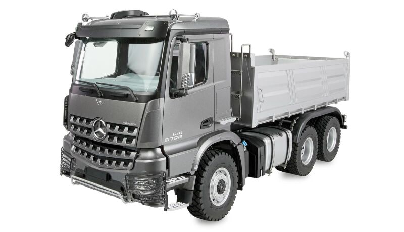 AMEWI Mercedes-Benz Arocs Muldenkipper 6x6 1:14 RTR anthrazit / 22728