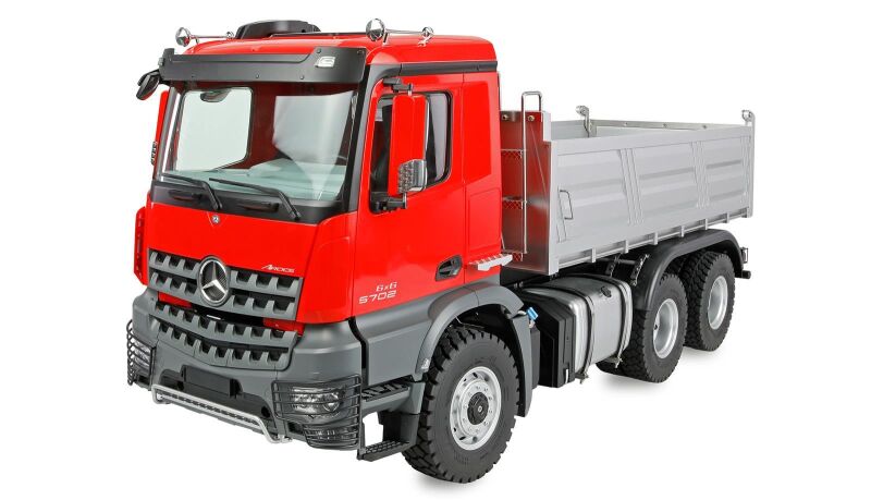 AMEWI Mercedes-Benz Arocs Muldenkipper 6x6 1:14 RTR rot / 22729